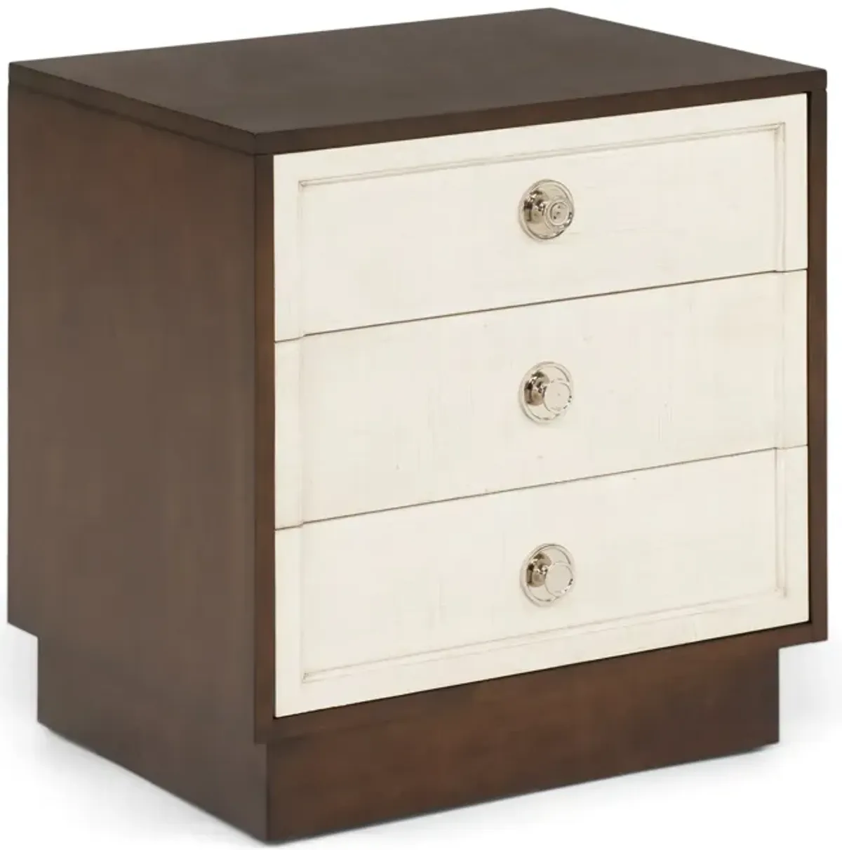 Details 3 Drawer Nightstand