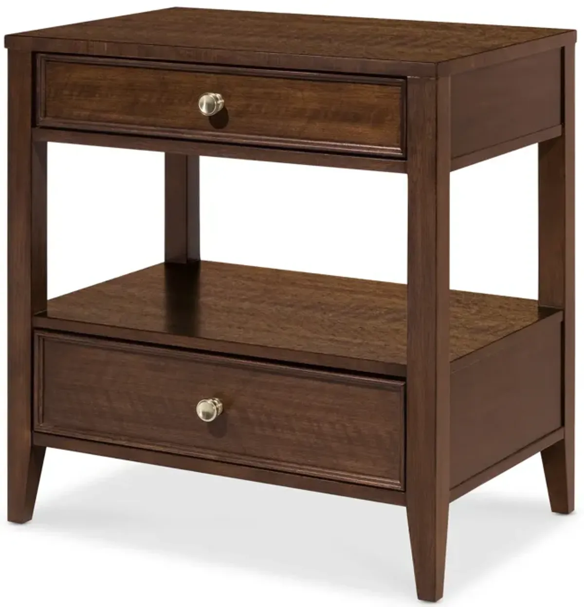 Archives 2 Drawer Nightstand