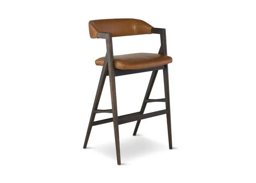 Anita Leather Bar Stool