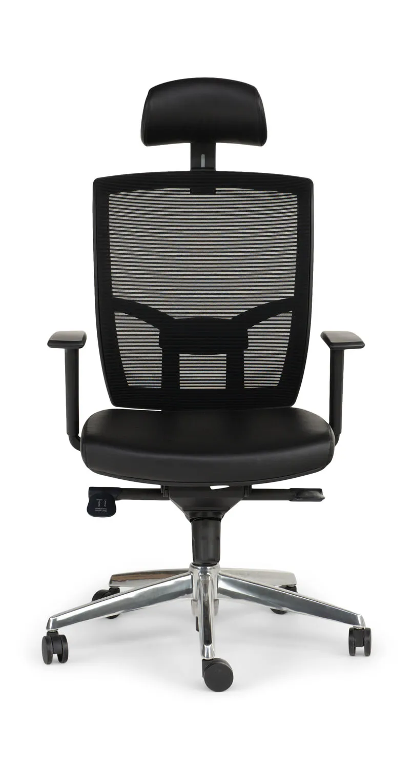 Black Leather Office Chair