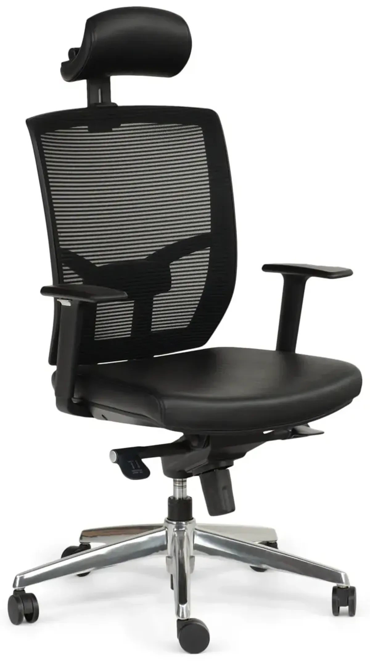 Black Leather Office Chair