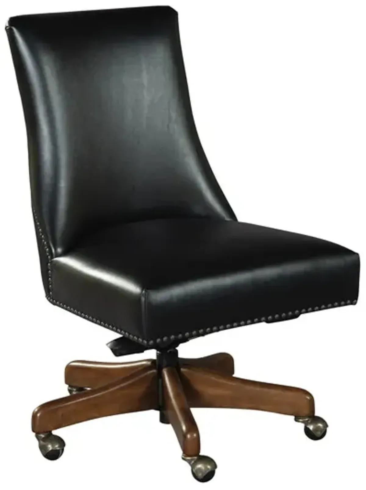 Rounded Back Armless Desk Chair