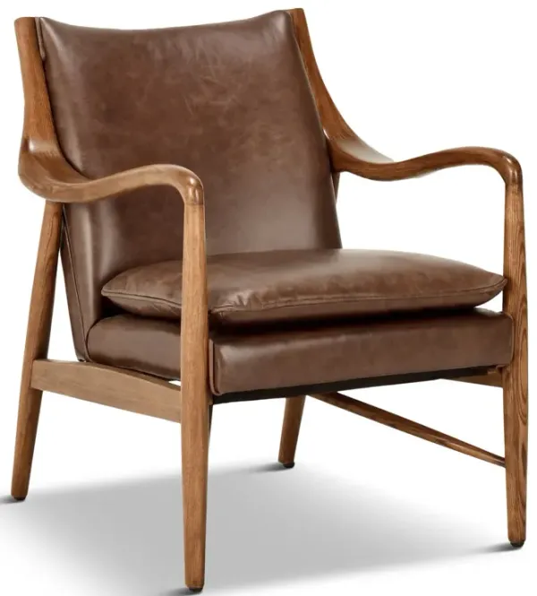 Kiannah Leather Club Chair