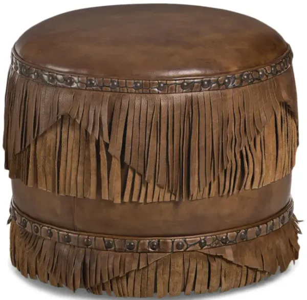 Margo Fringed Ottoman