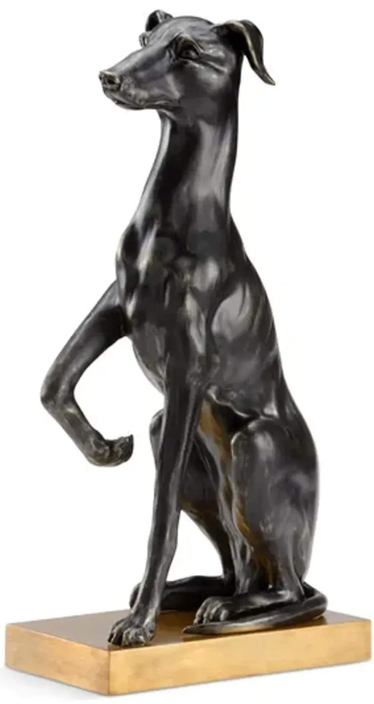 Greyhound Black Sculpture