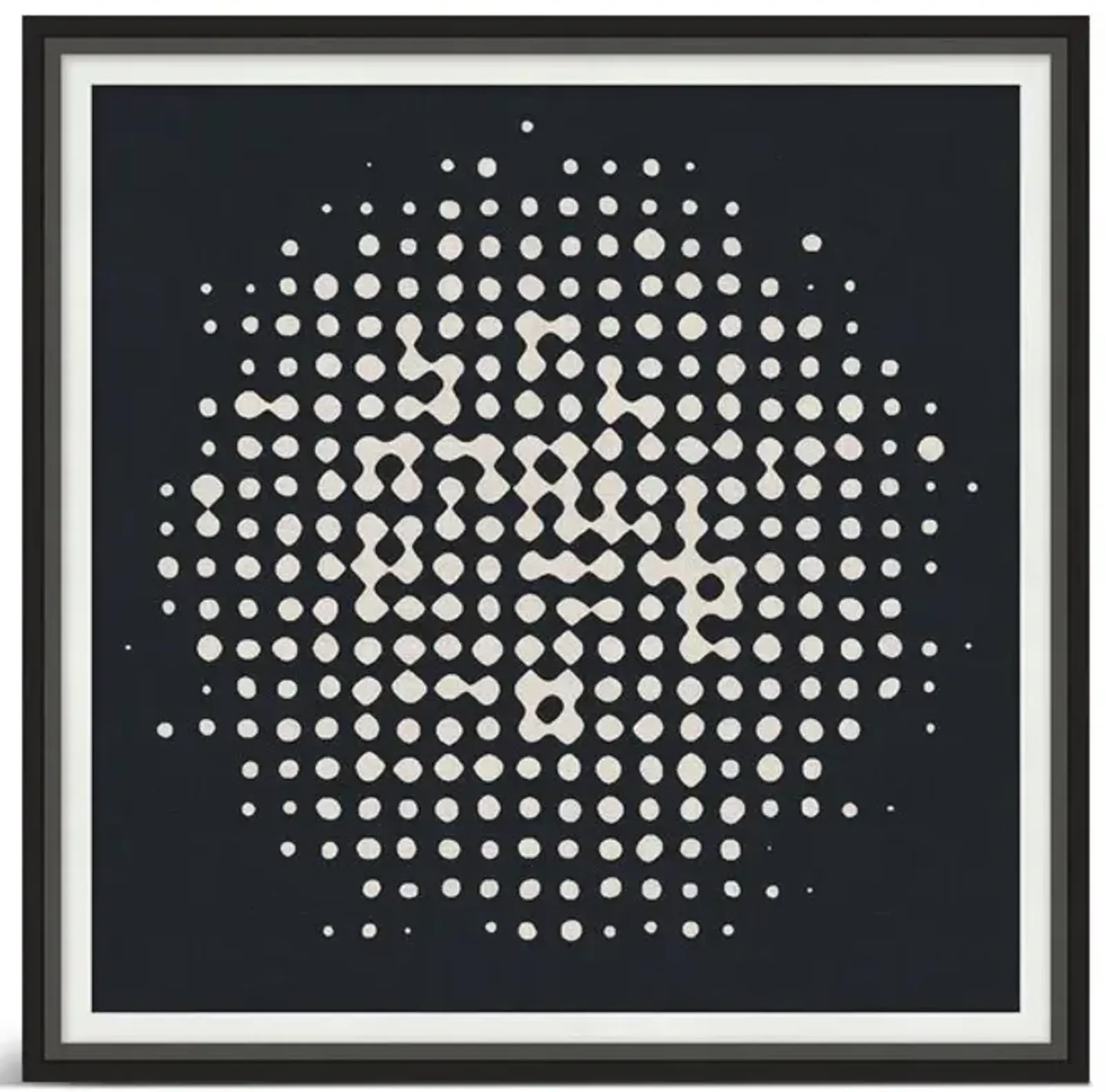 Spotted Circle III Framed Art