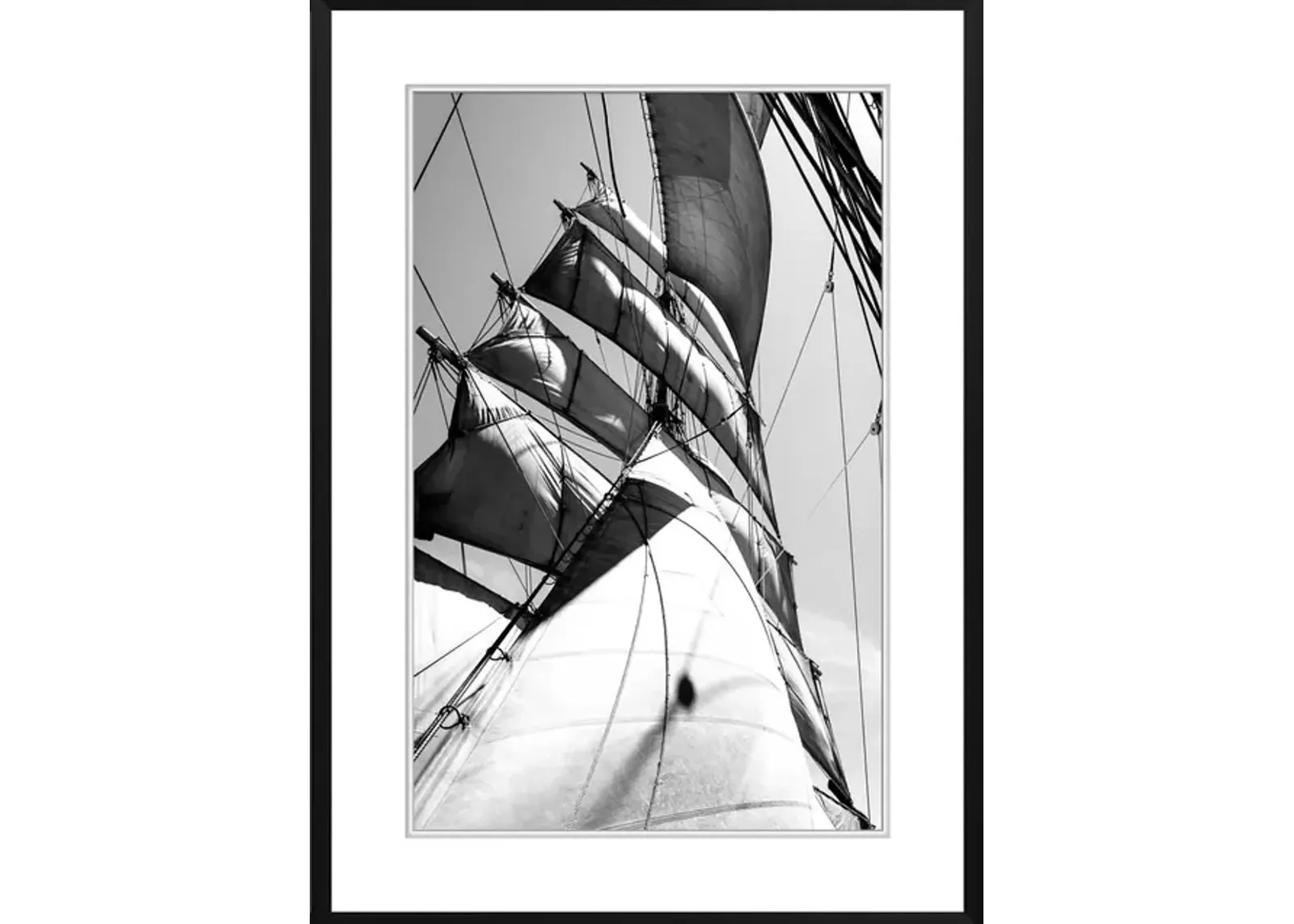 High Sea Sails 5 Framed Print