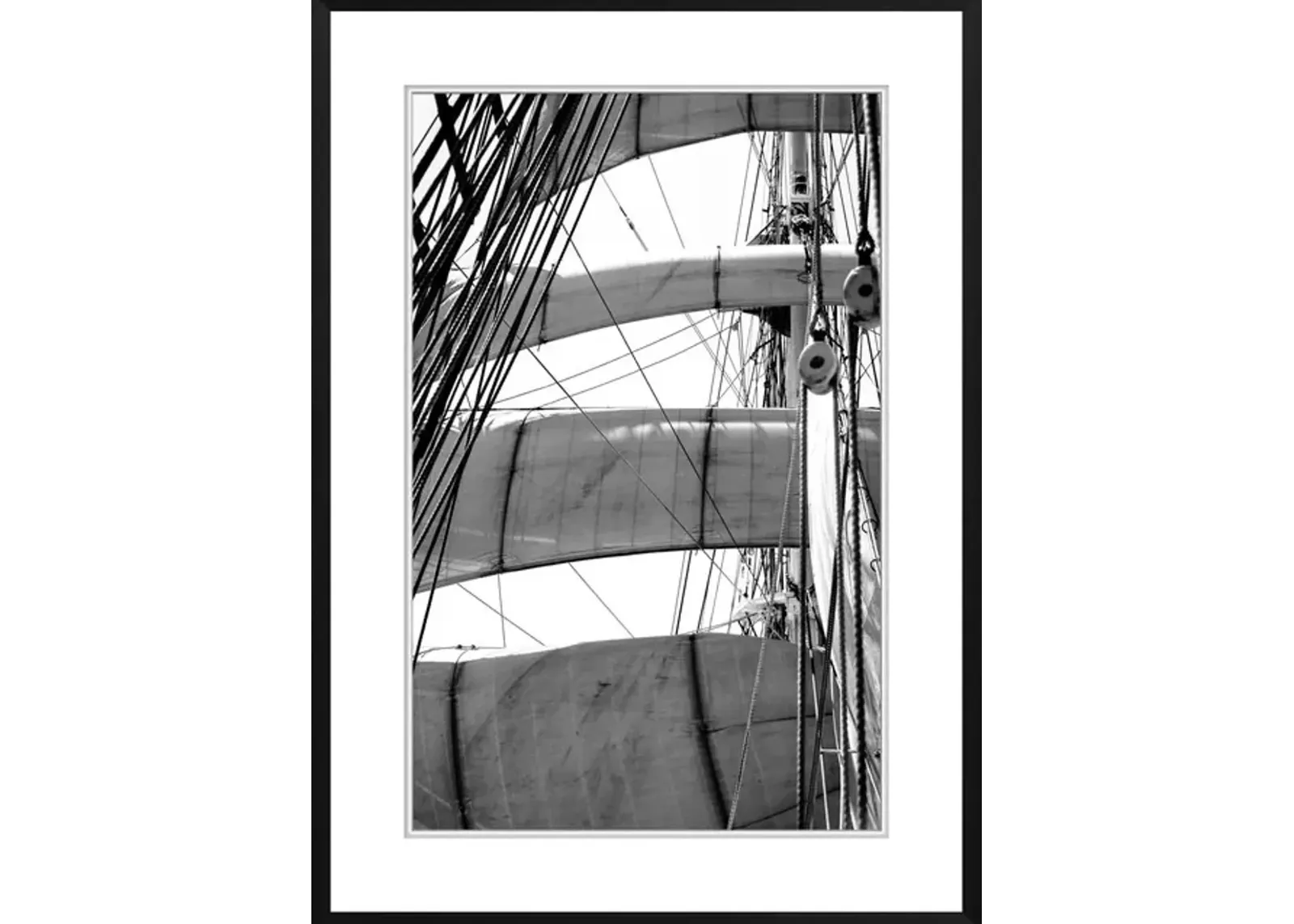 High Sea Sails 4 Framed Print