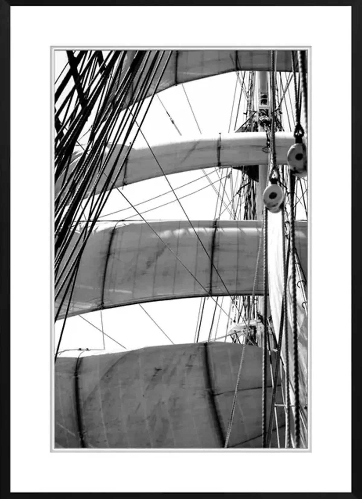 High Sea Sails 4 Framed Print