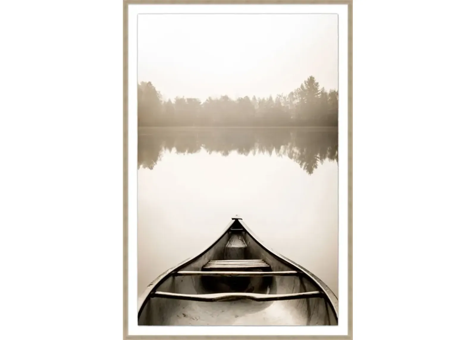 Lake Canoe Framed Shadowbox