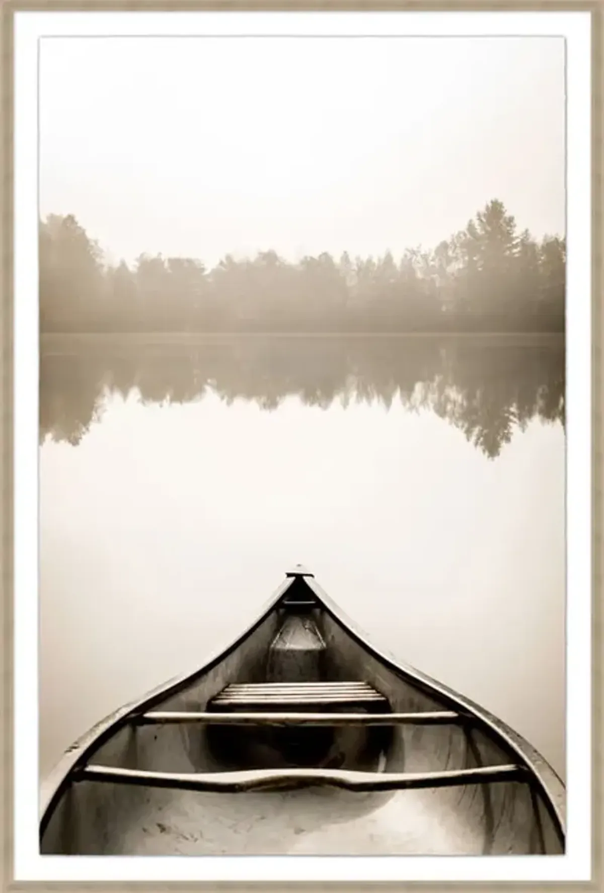 Lake Canoe Framed Shadowbox