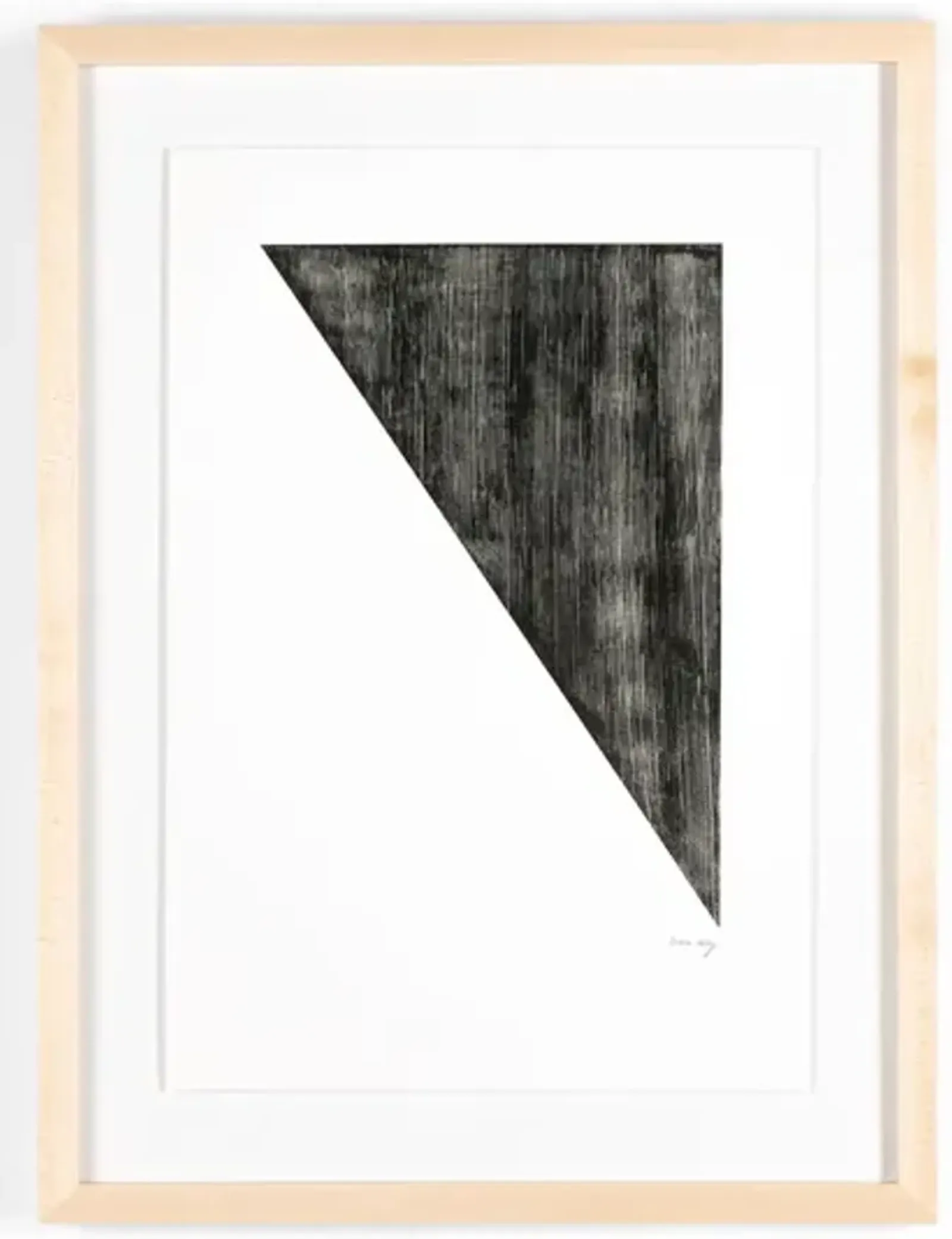 Triangle Kalamata Framed Print