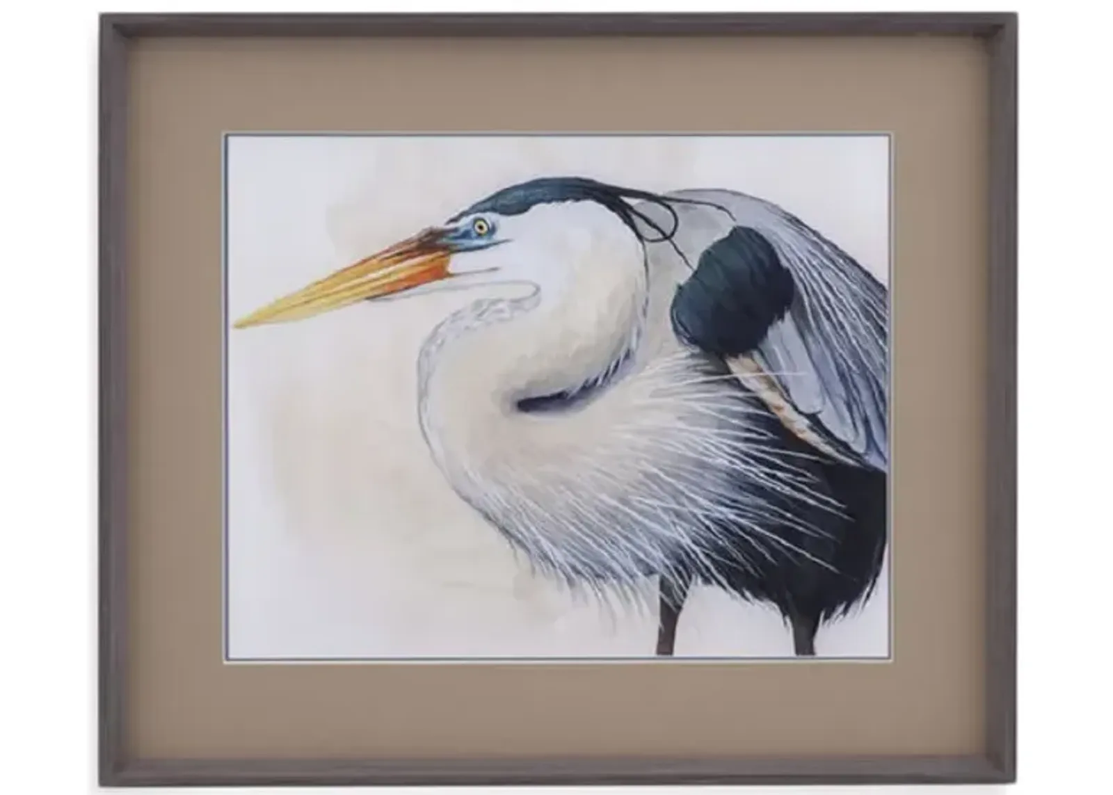 Blue Hunter I Framed Giclee 