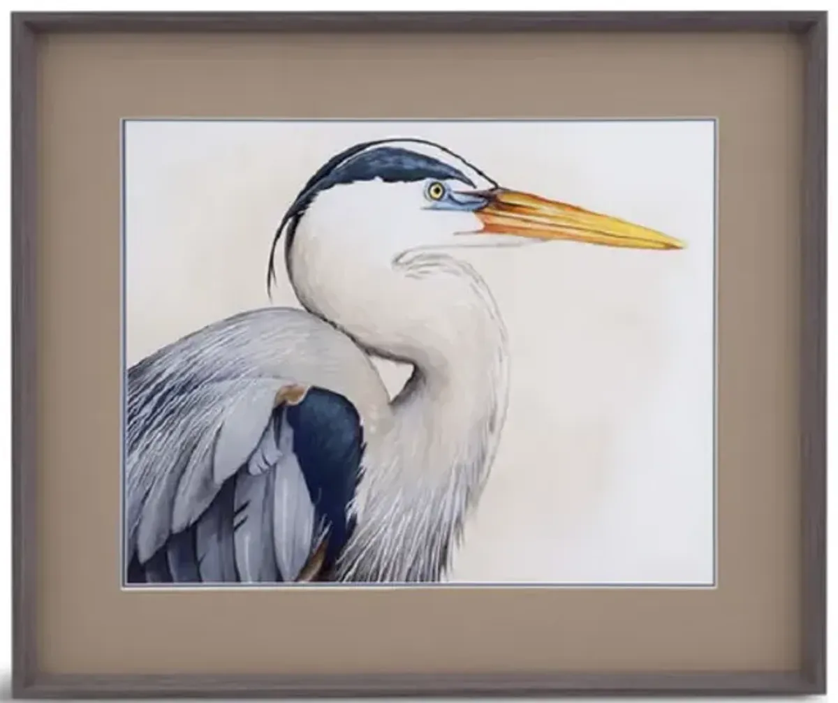 Blue Hunter II Framed Giclee 