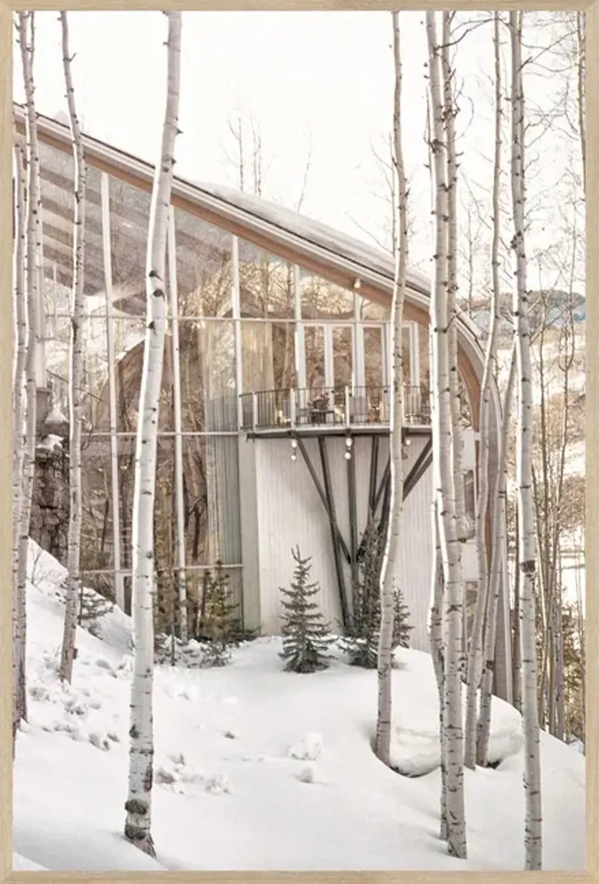 Ski Murchison House 1969 Framed Art