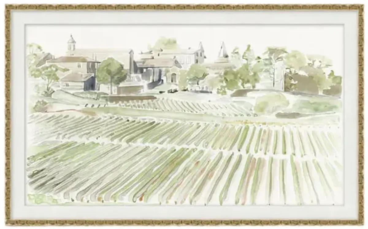 Wine Country Impressions 4 Framed Art