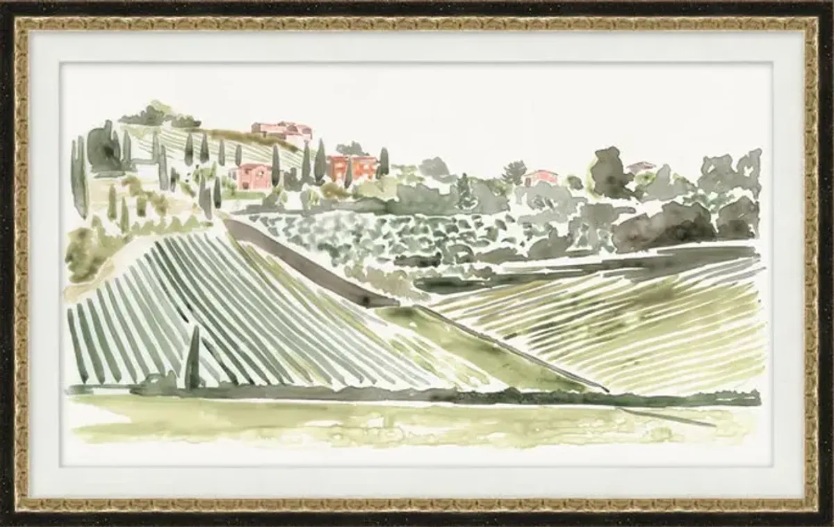 Wine Country Impression 3 Framed Art