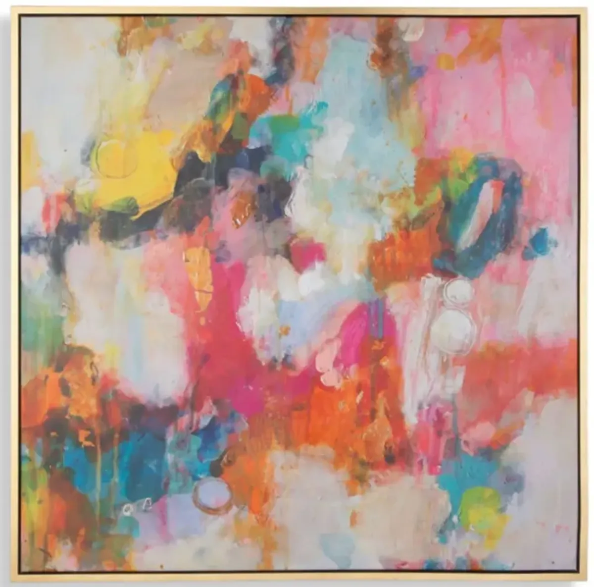 A Colorful Mindset Framed Canvas