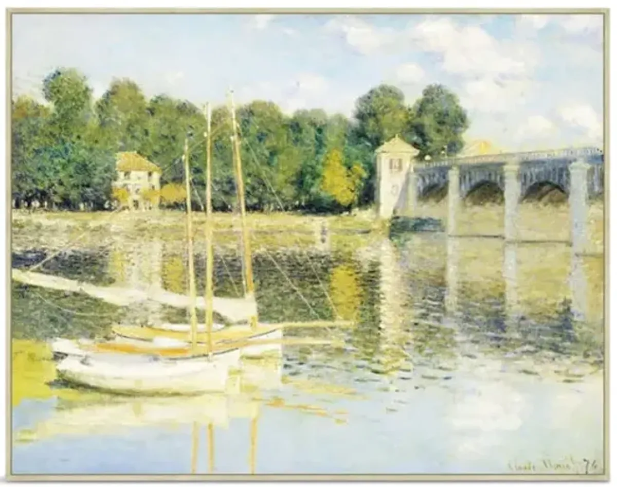 The Argenteuil Bride Framed Canvas