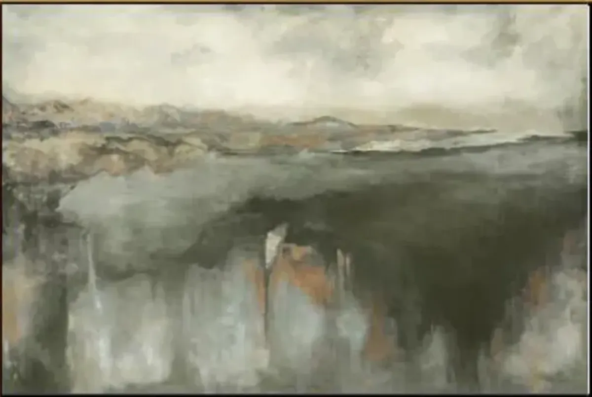 Reservoir In Verdant Framed Art