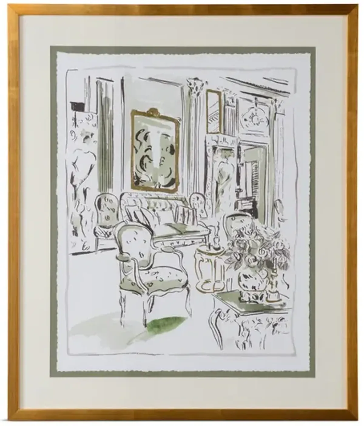 The Vintage Room IV Framed Art