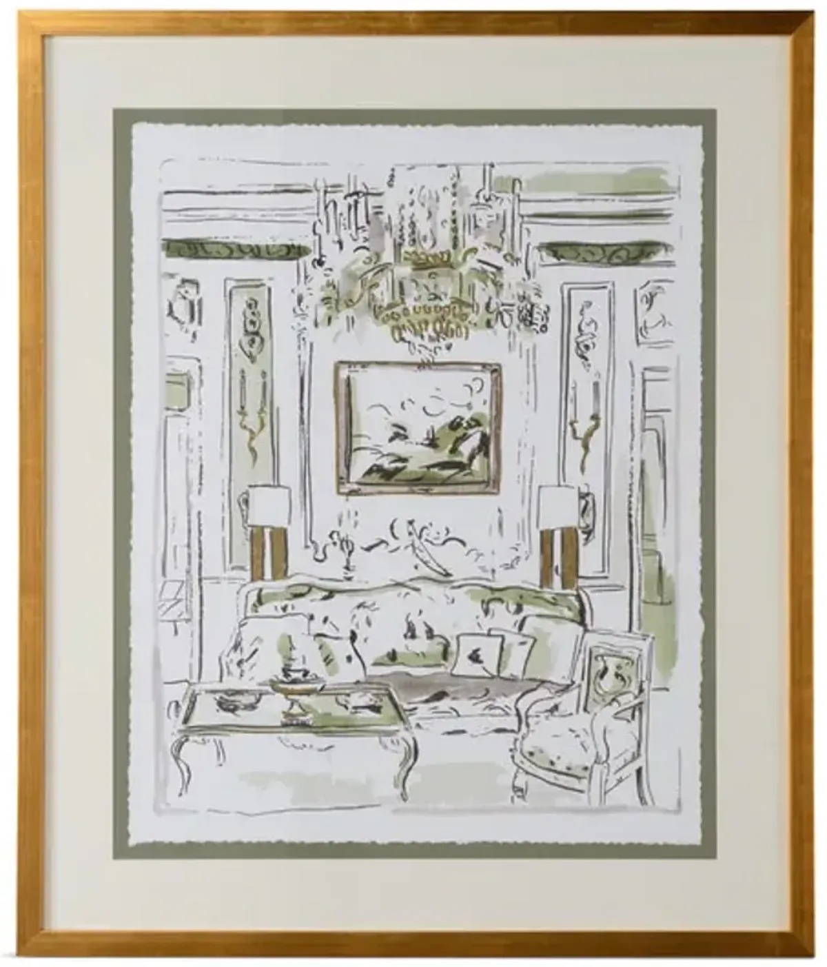 The Vintage Room I Framed Art