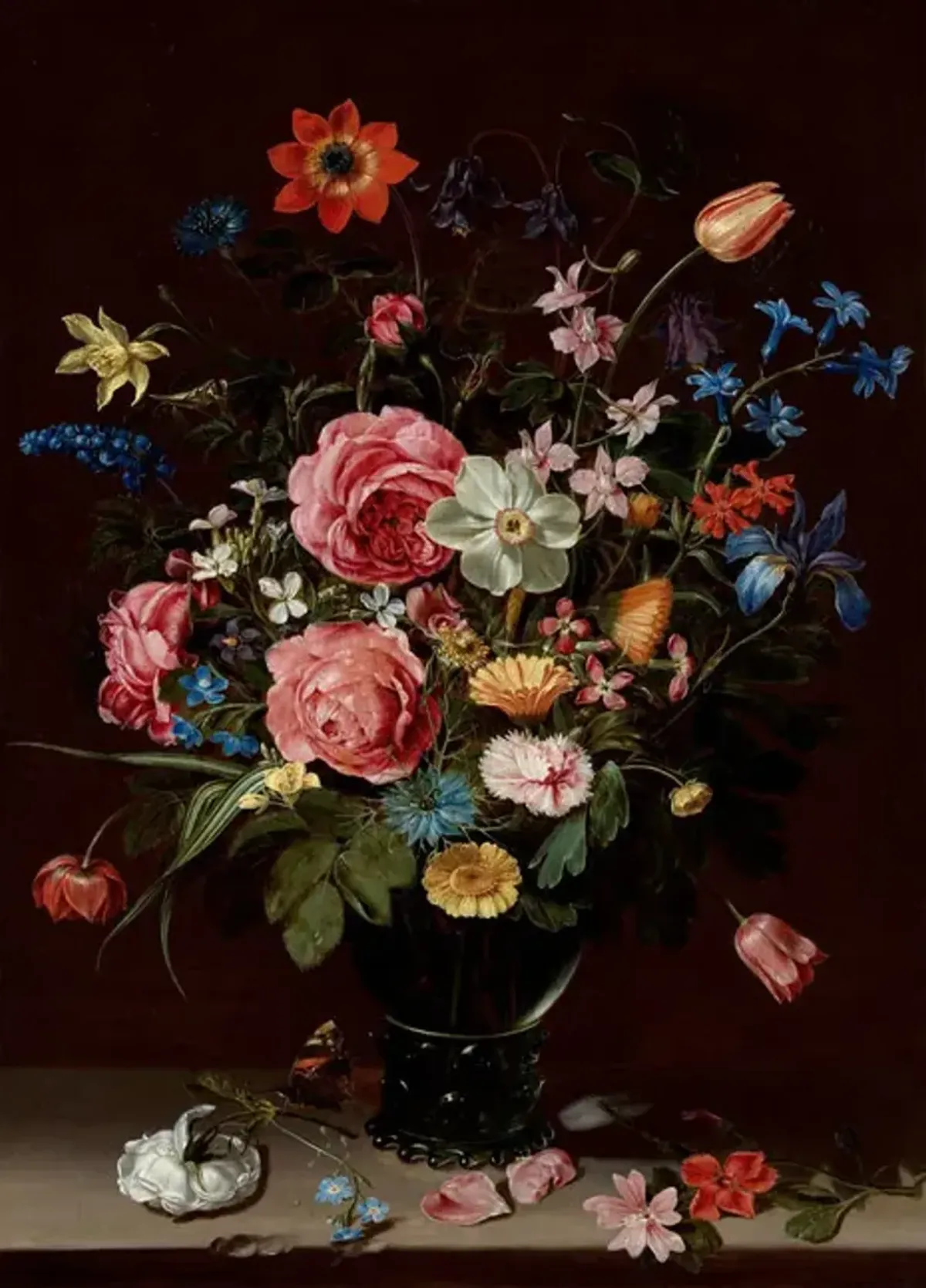 Flemish Bouquet Framed Art