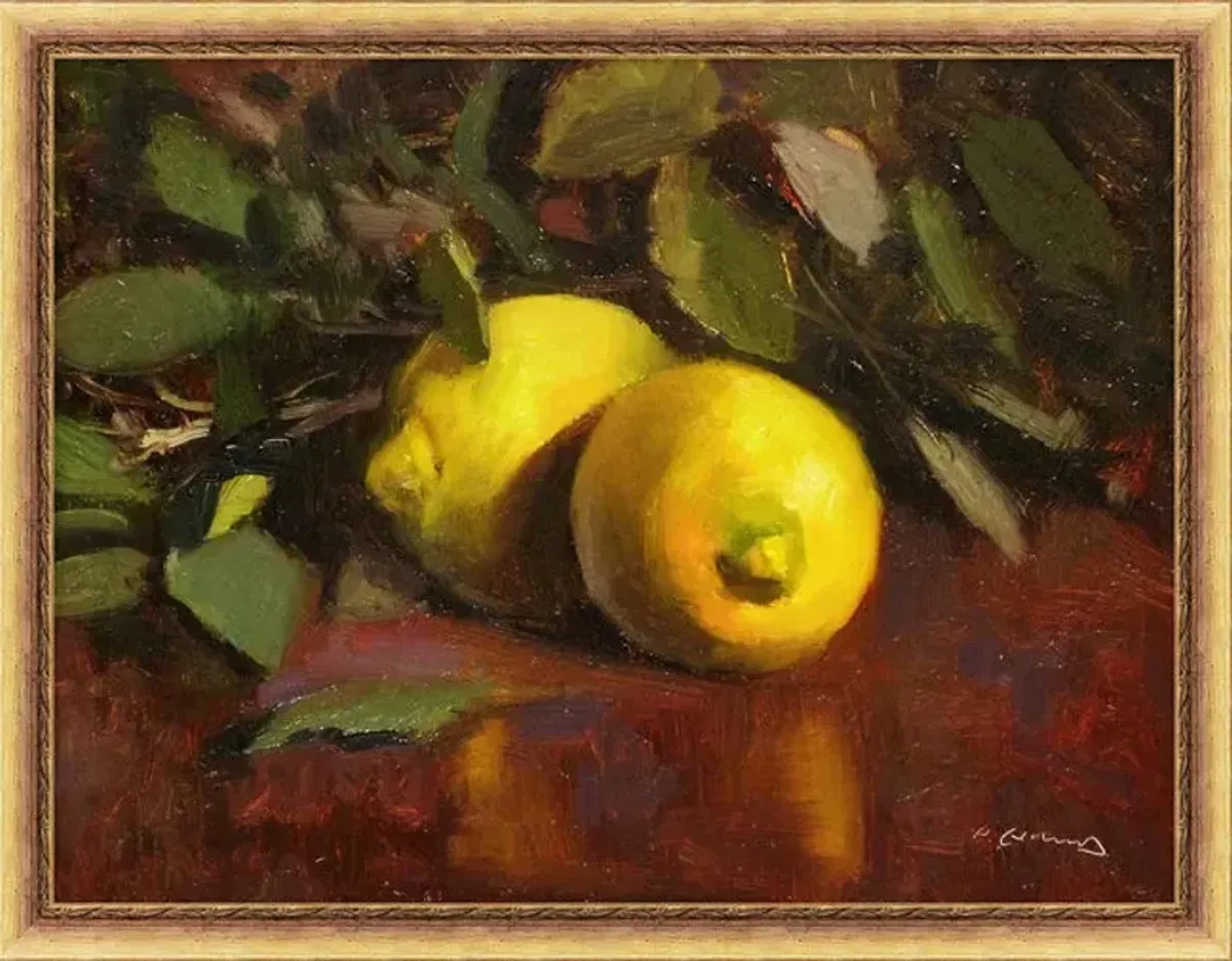 Citrons Framed Art