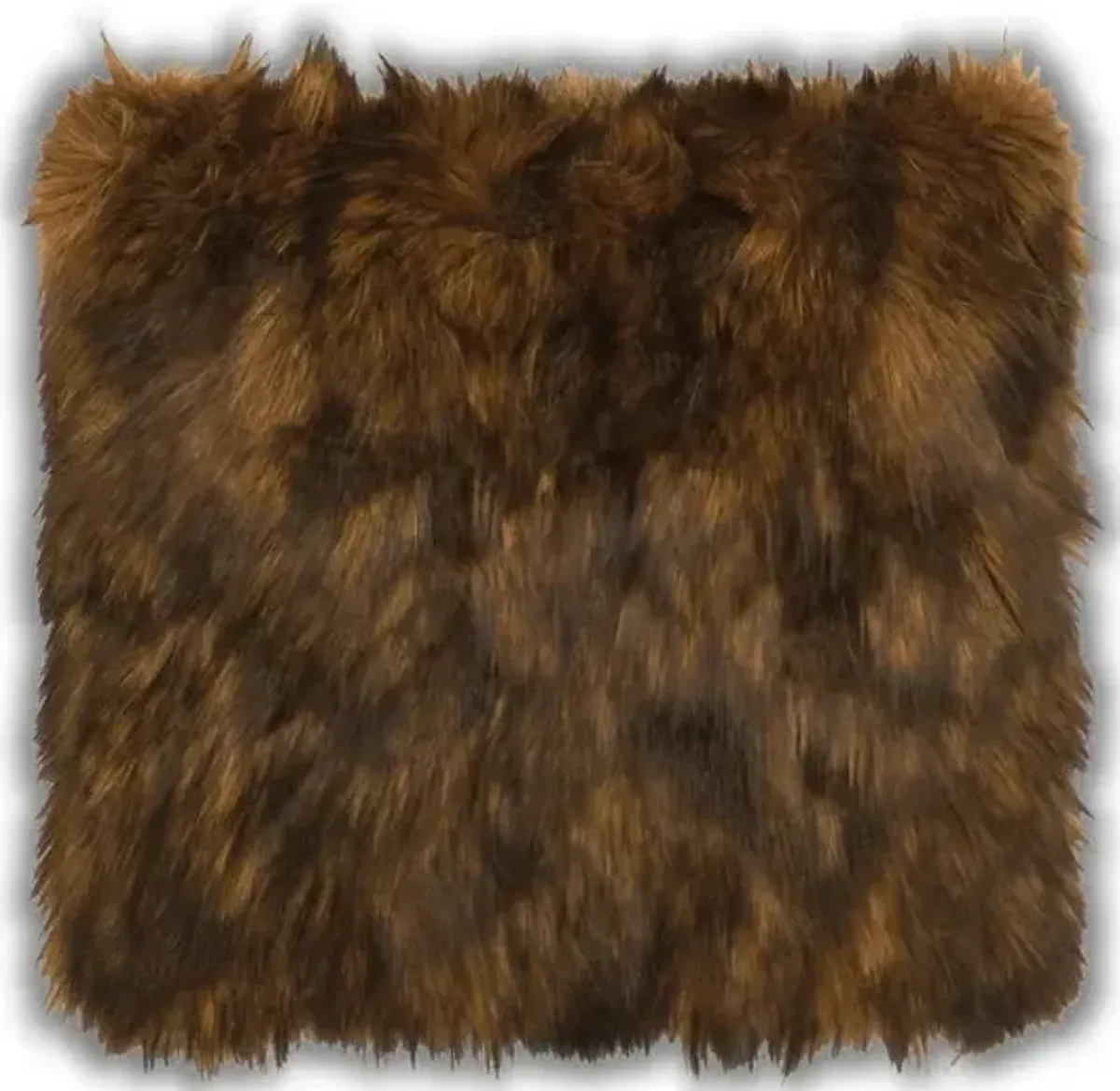 18  Fur Pillow - Grizzly