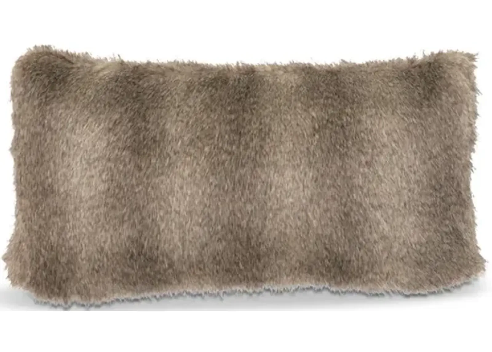 14  Cape Grey Fox Fur Pillow