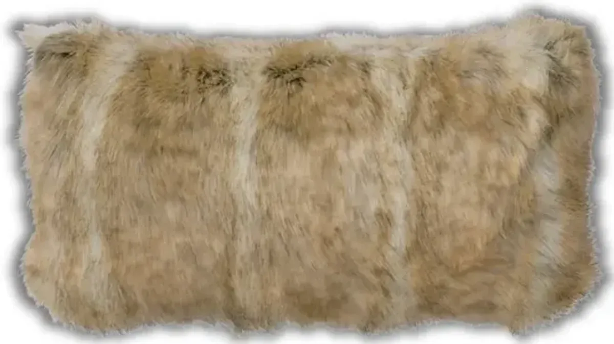 14  Canadian Stone Fox Fur Pillow