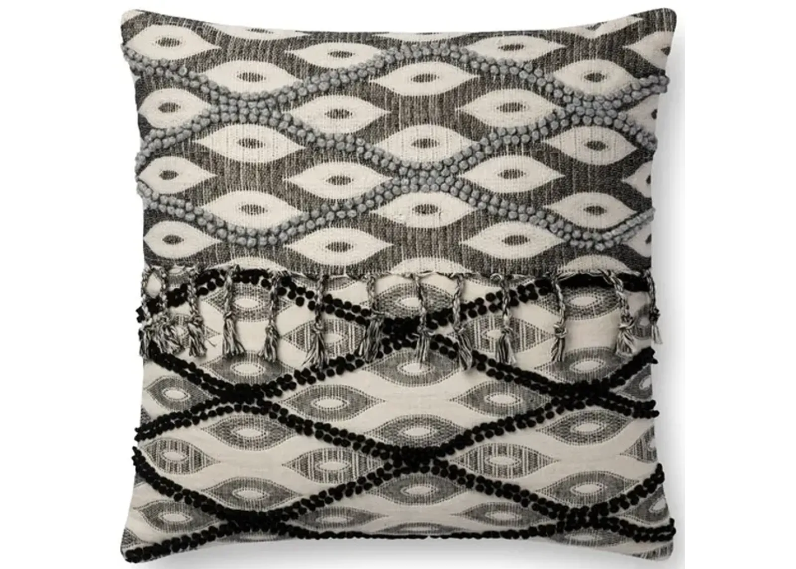 18  Grey Multi Pillow