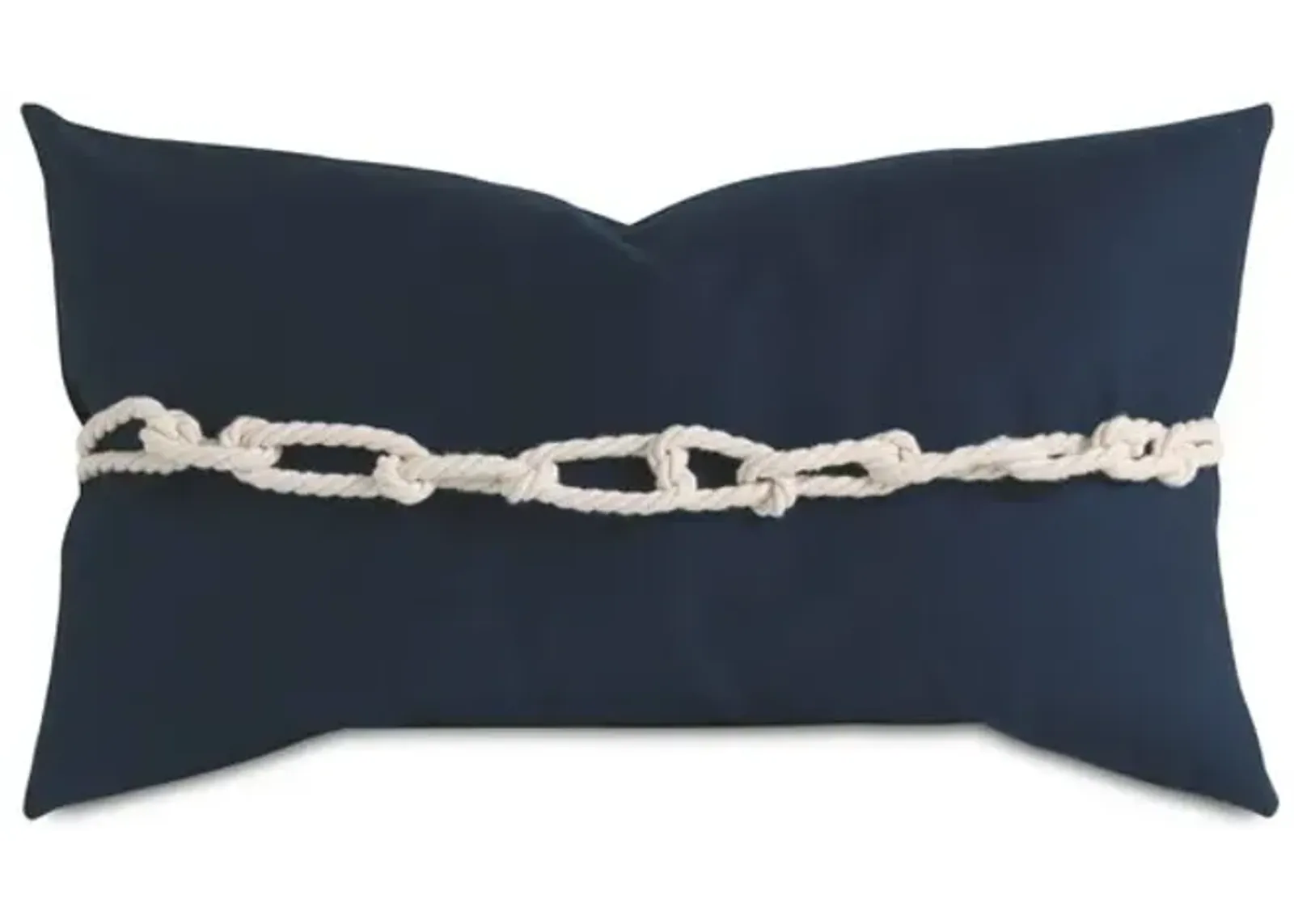 Knotty Navy Pillow