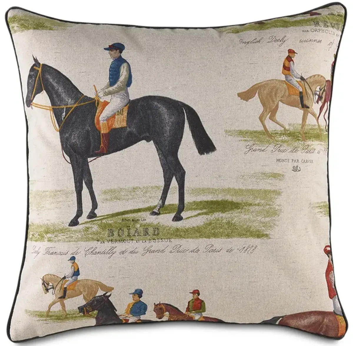 Chantily Derby Decorative Pillow