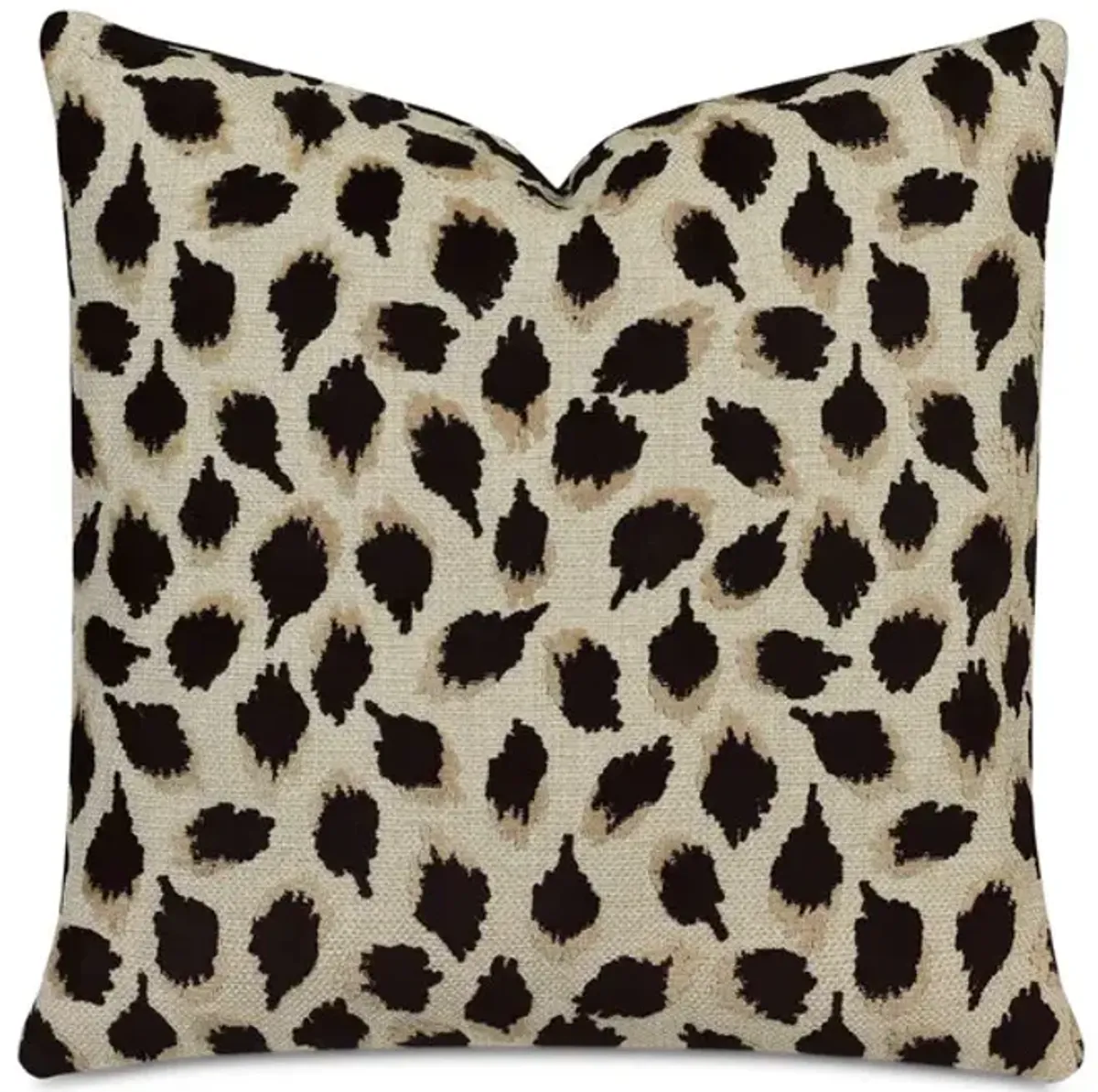 Ocelot Black Decorative Pillow