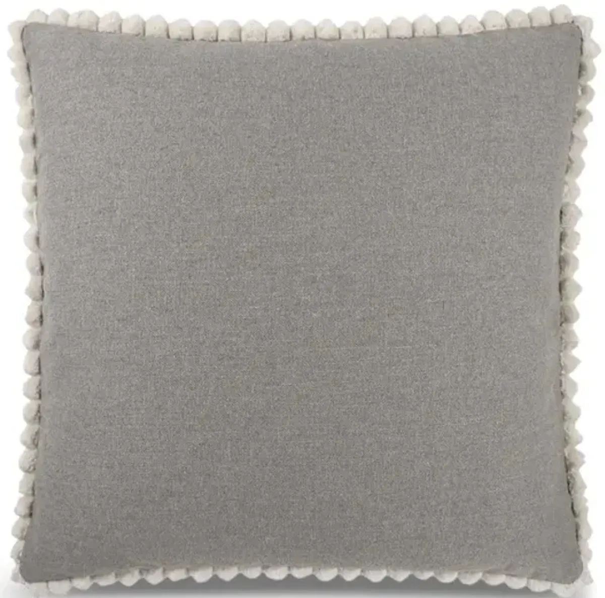 Pom Chic-Grey 24  Pillow