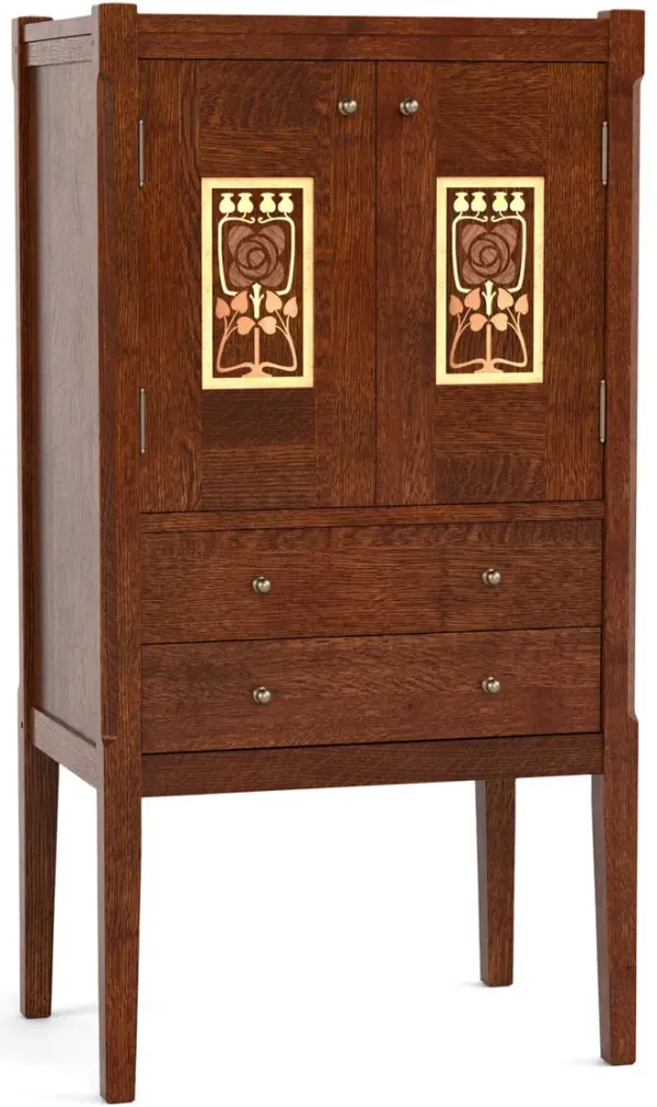 Mission Rose Jewelry Chest