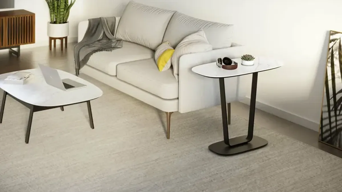 Cloud 9 End Table - Cirrus White