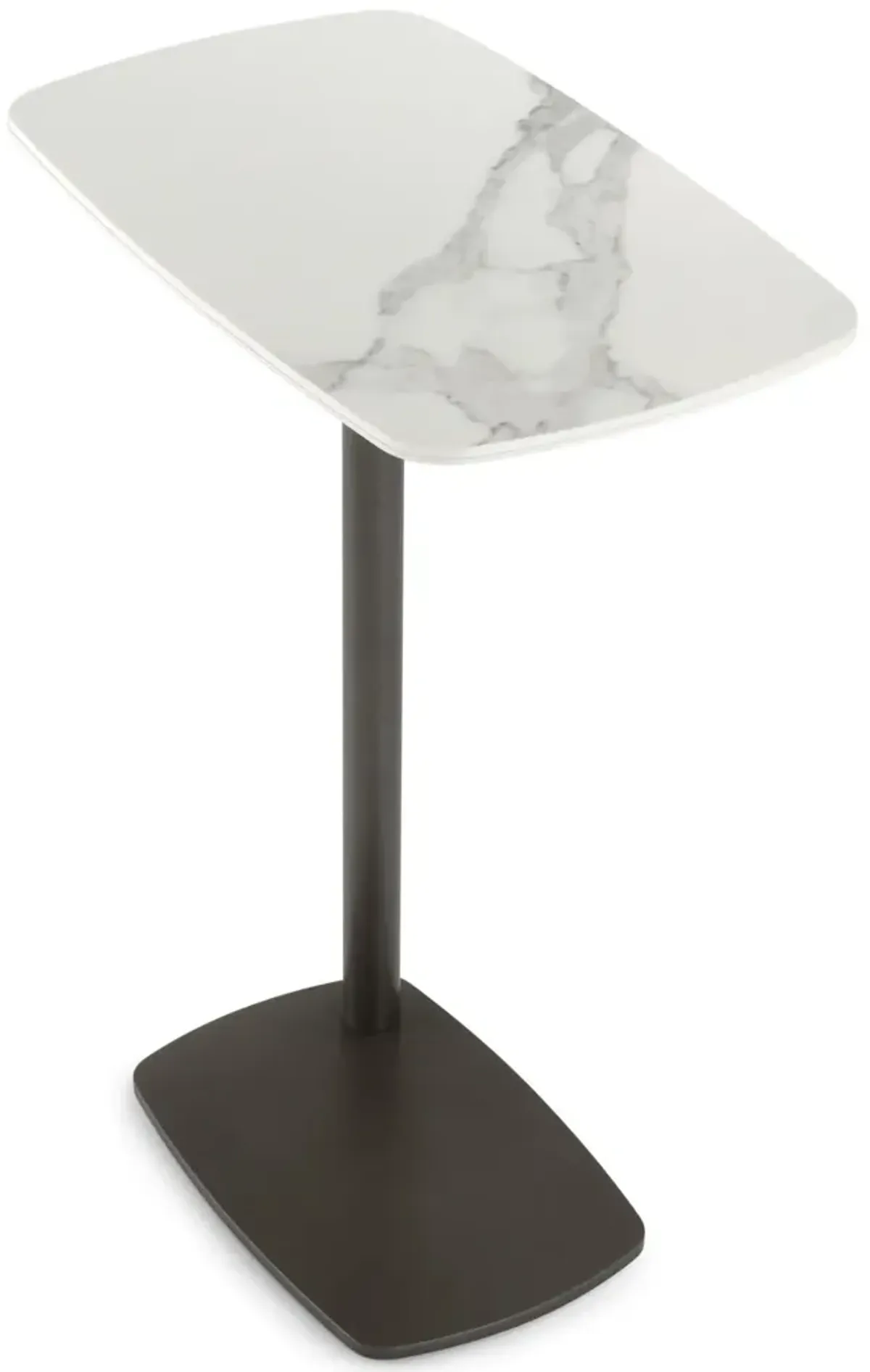 Leo Square Porcelain End Table