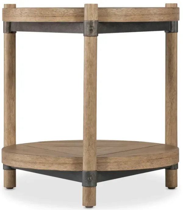 Vineyard Row Round End Table