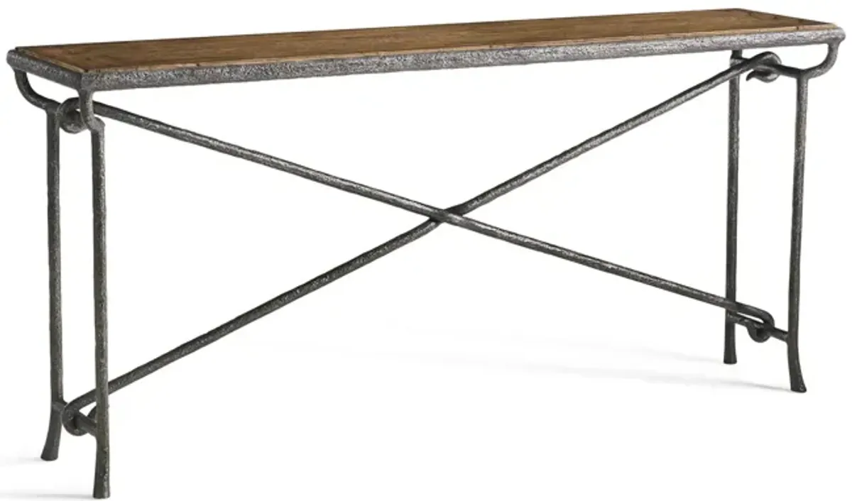 Forge Iron Console Table