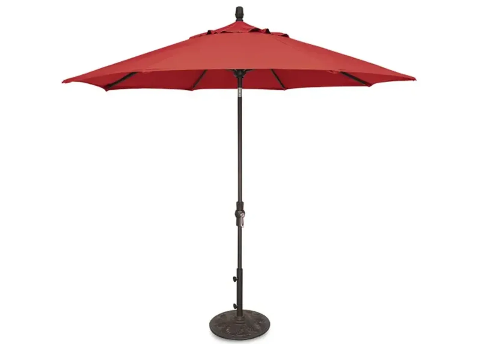 9  Collar Tilt Market Umbrella - Jockey Red