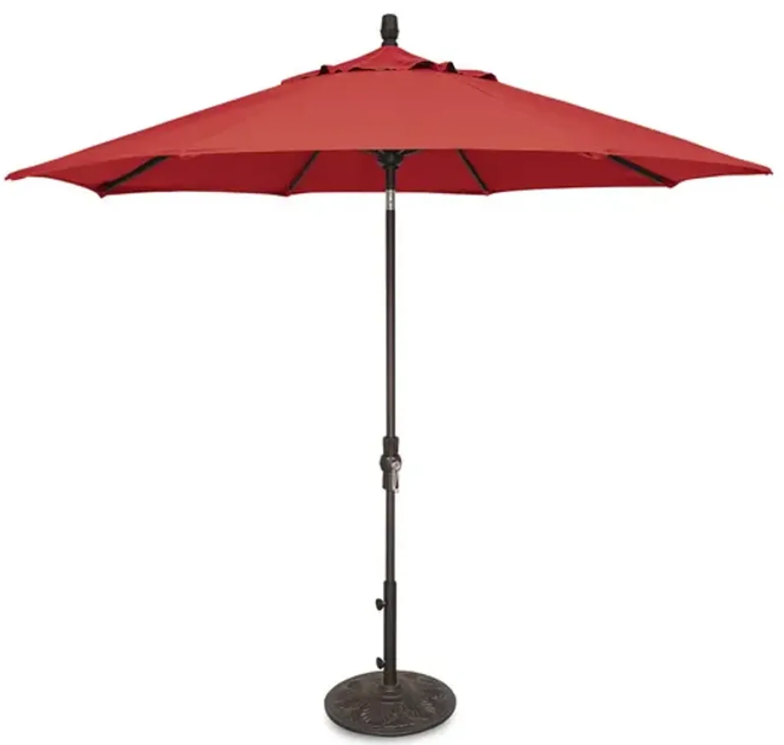 9  Collar Tilt Market Umbrella - Jockey Red