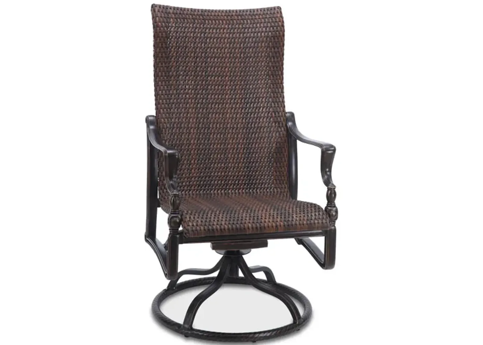 Bel Air Woven High Back Swivel Rocker