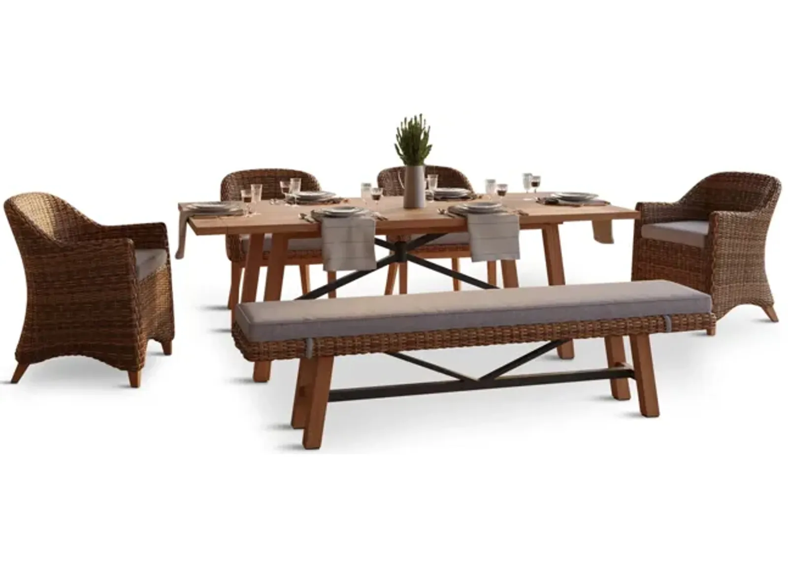 Truss 6 Piece Patio Dining Set