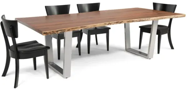 Bordeaux Live Edge 5 Piece Dining Set