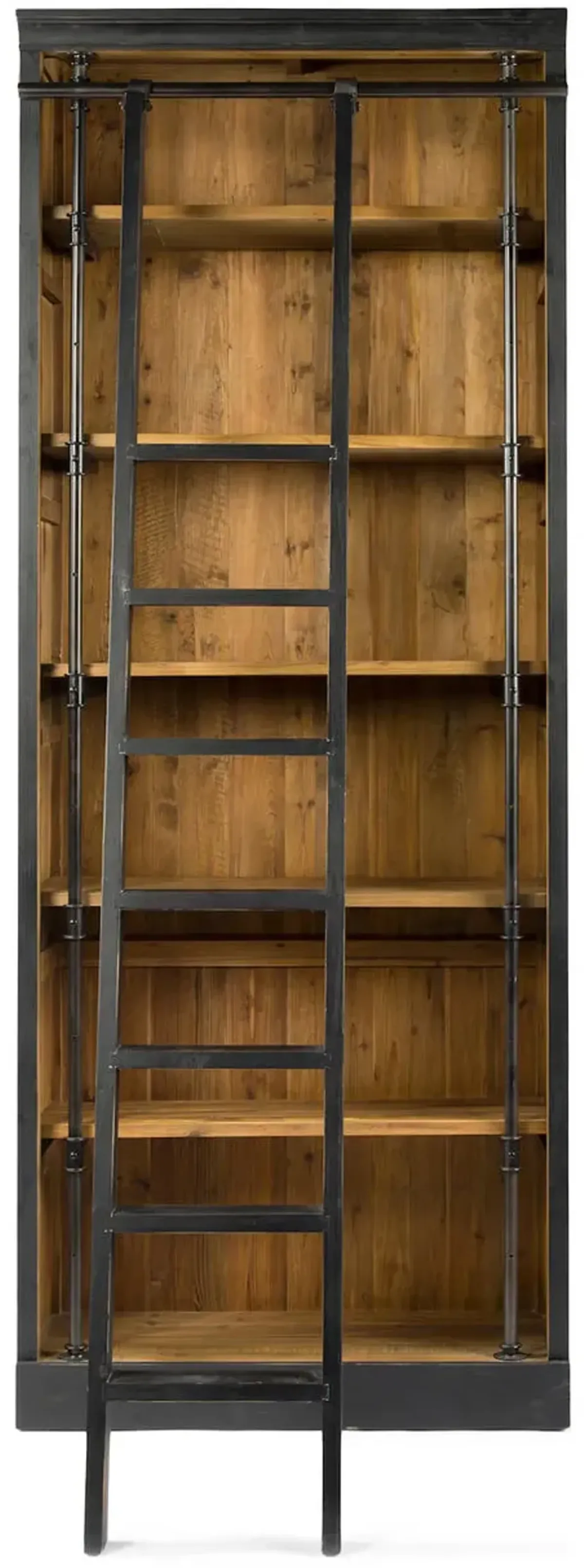 Irondale Ivy Bookcase With Ladder