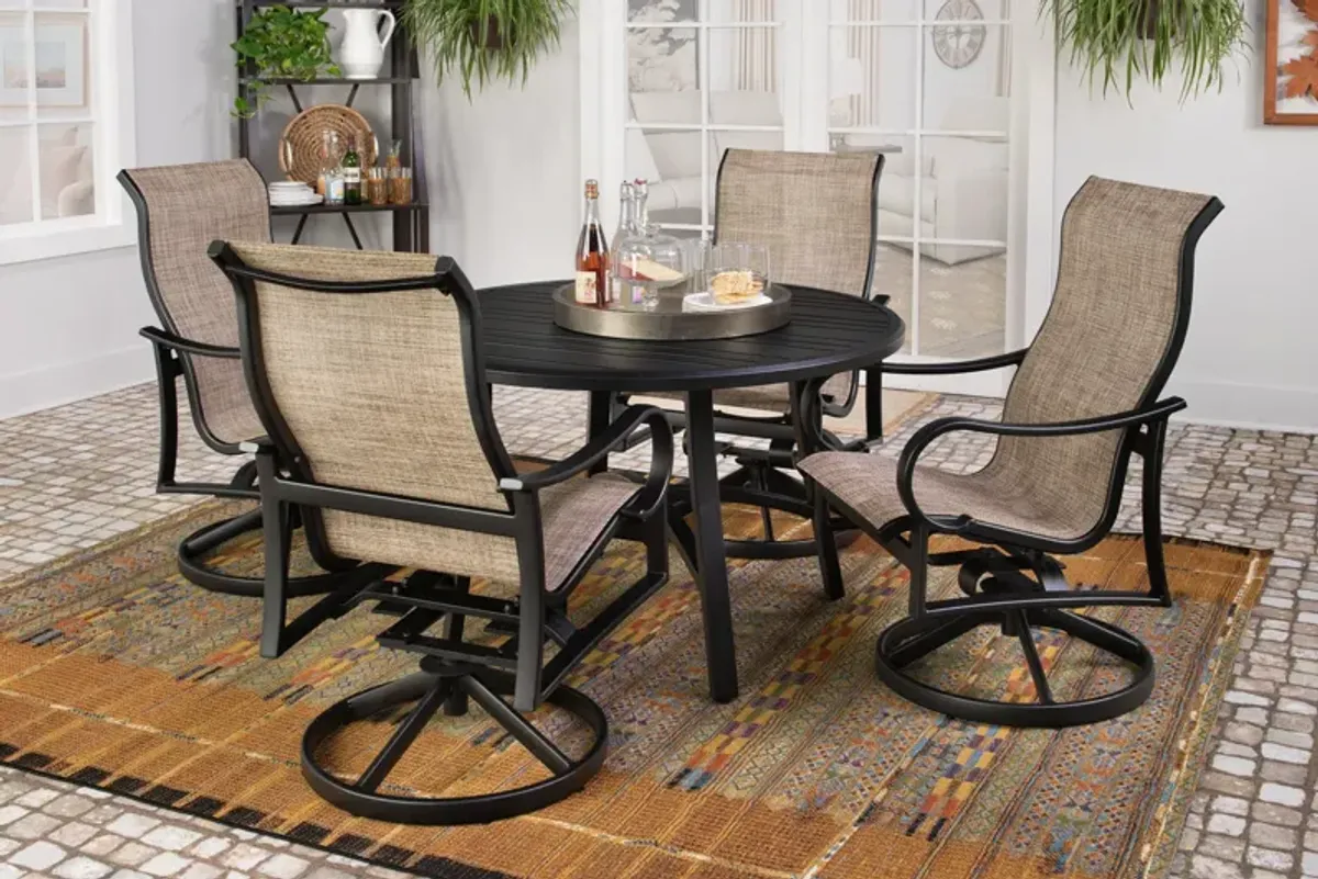 Bayside II 5 Piece Patio Dining Set