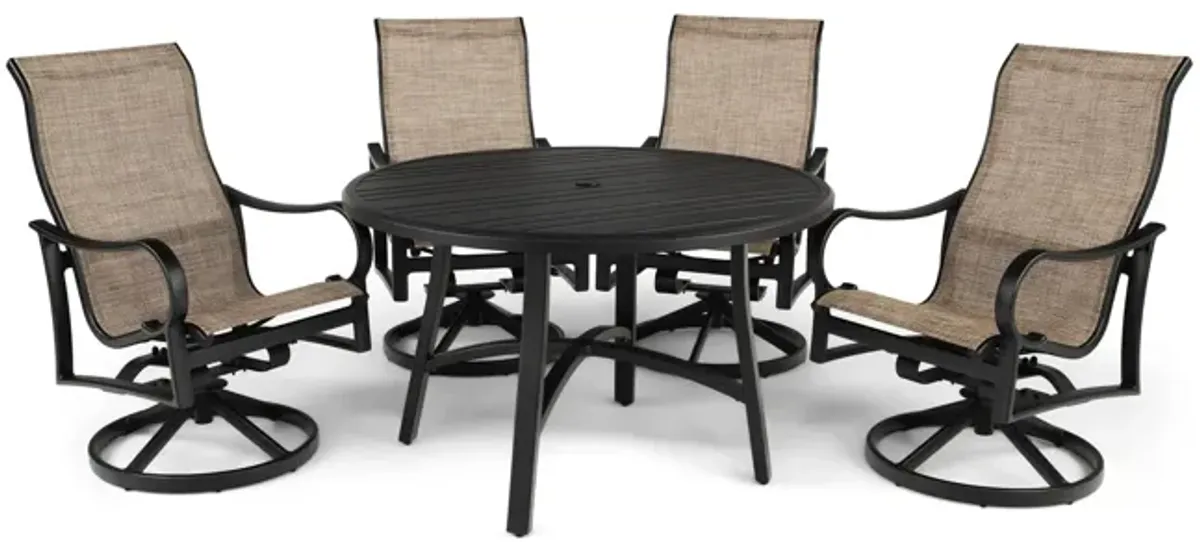 Bayside II 5 Piece Patio Dining Set