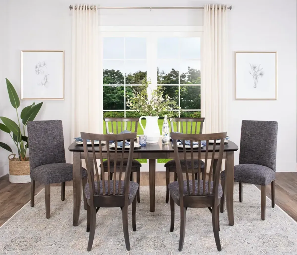 Make It Your Way Maple 7 Piece Dining Set